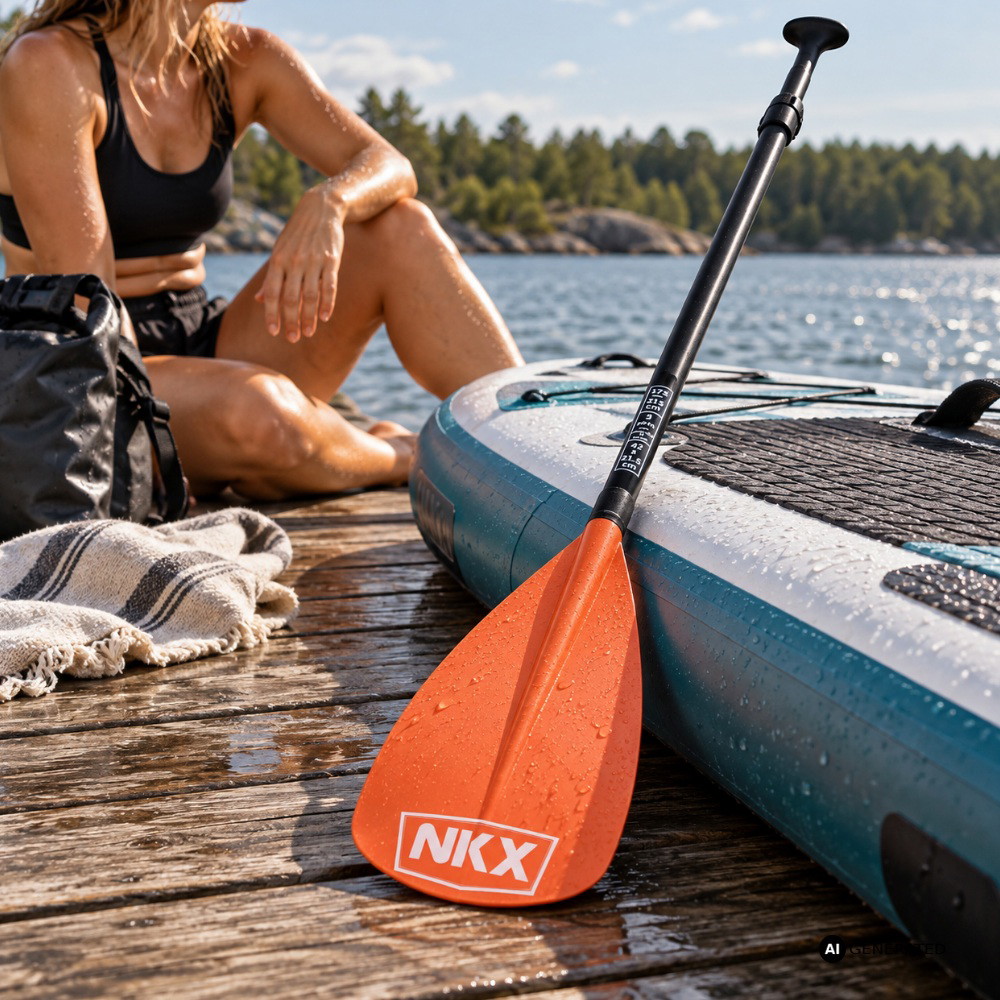 NKX Dropbomb Fiberglass / Nylon SUP Peddel