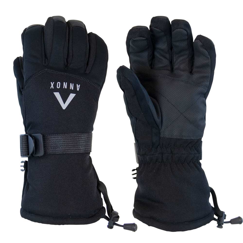 Skihandschuhe von ATTONO Ski Snowboard 3 in1 Leder Handschuhe mit Innenhandschuh