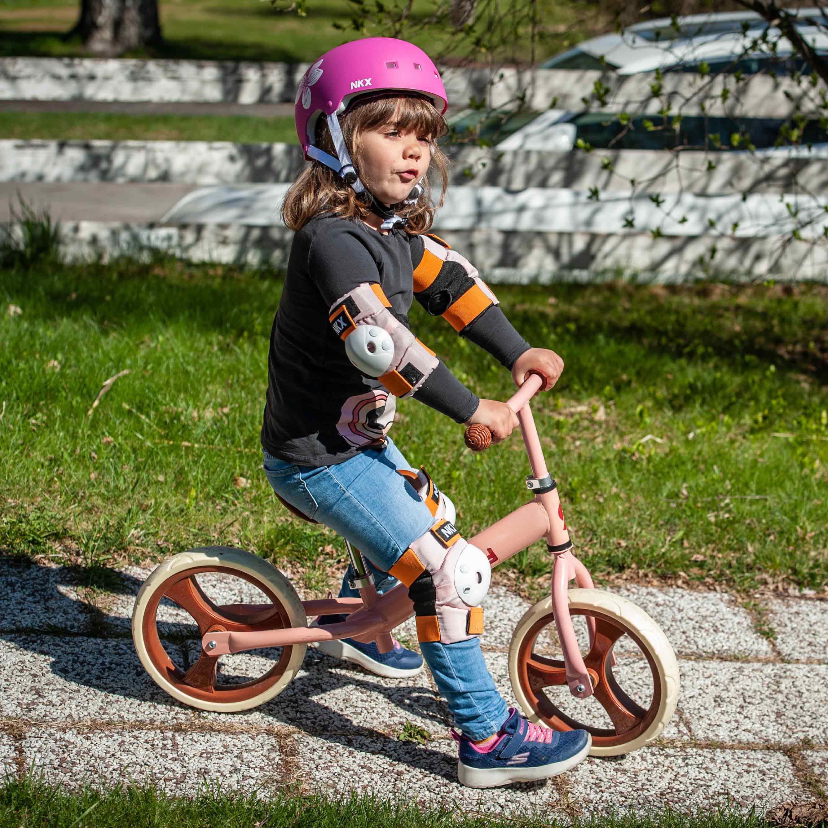 NKX 3-Delig Pro Kinderen Beschermingsset - Kniebeschermers, Elleboogbeschermers en Polsbeschermers