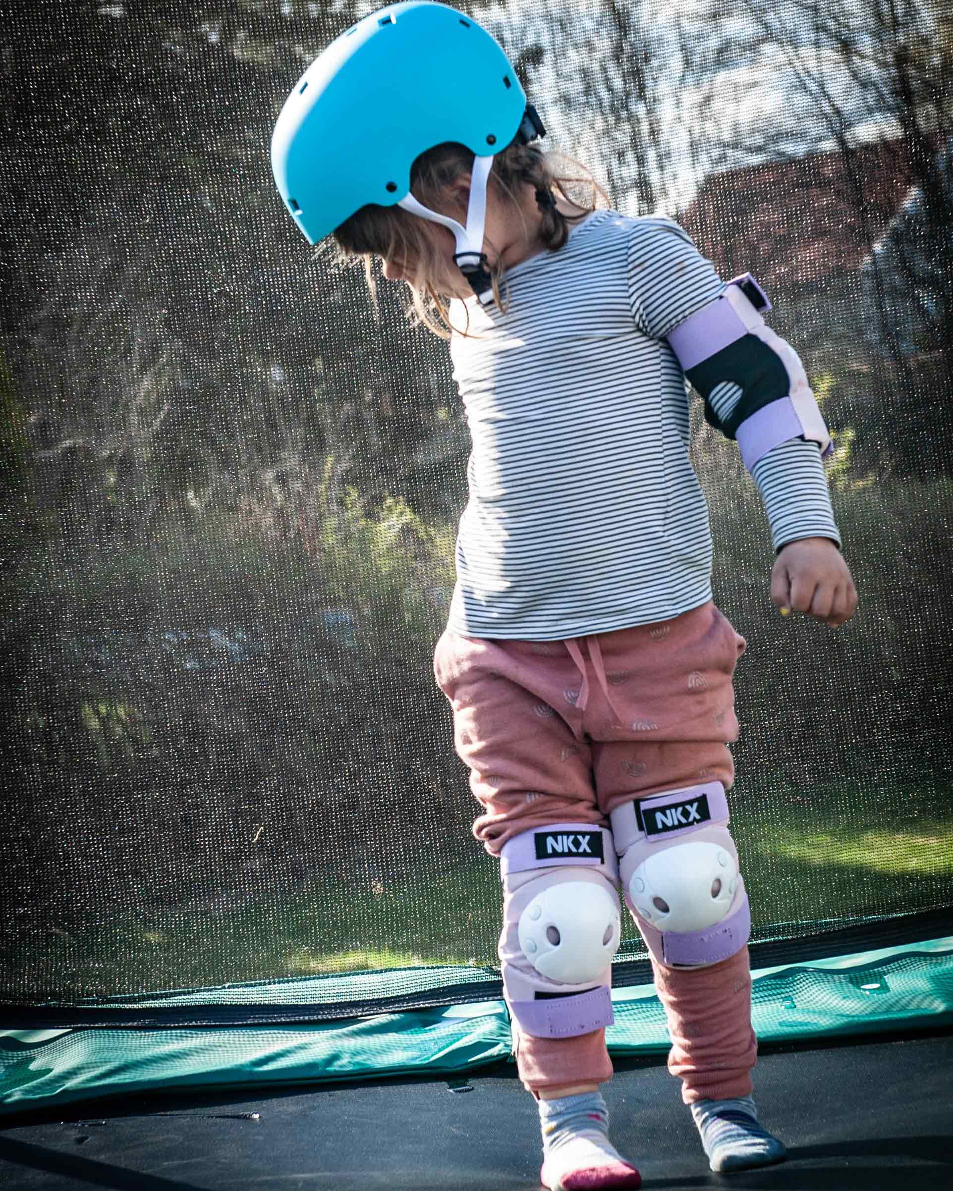 NKX 3-Delig Pro Kinderen Beschermingsset - Kniebeschermers, Elleboogbeschermers en Polsbeschermers