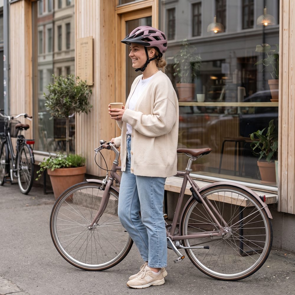 NKX City LED Fietshelm met ingebouwd licht