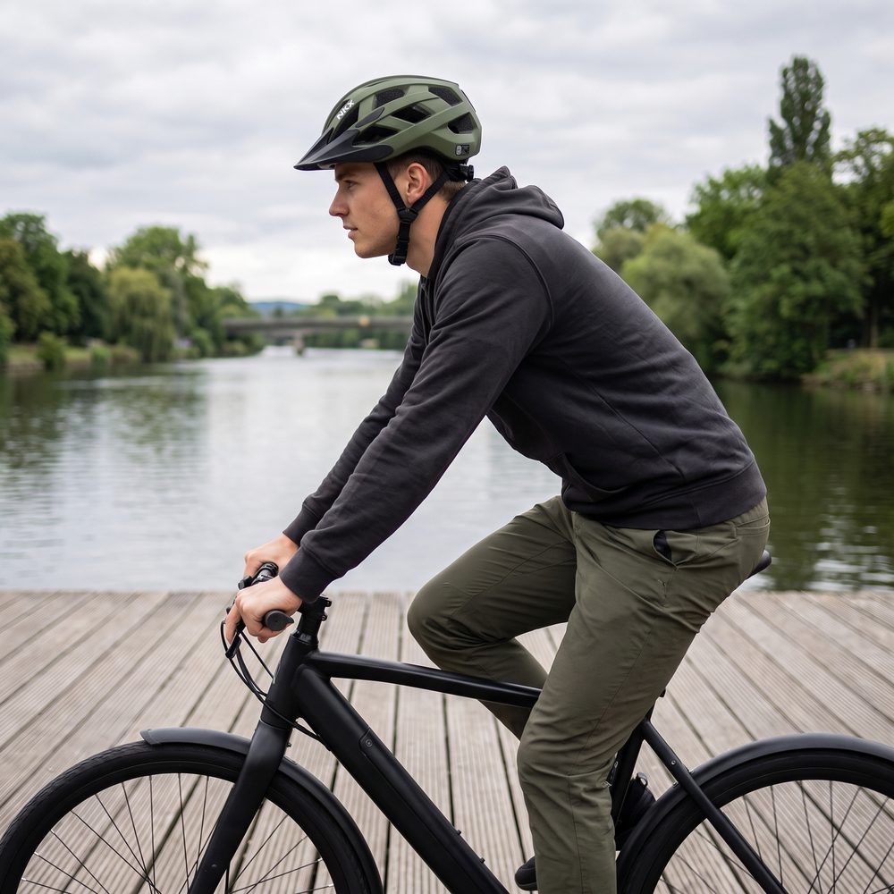 NKX City LED Fietshelm met ingebouwd licht