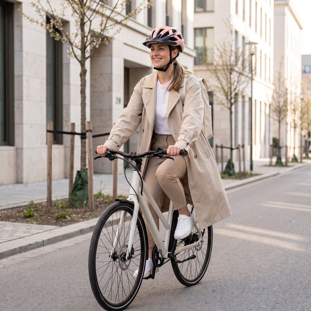 NKX City LED Fietshelm met ingebouwd licht