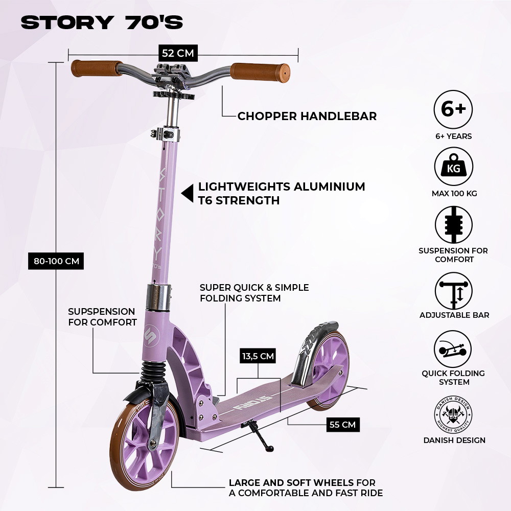 Story 70's Opvouwbare step
