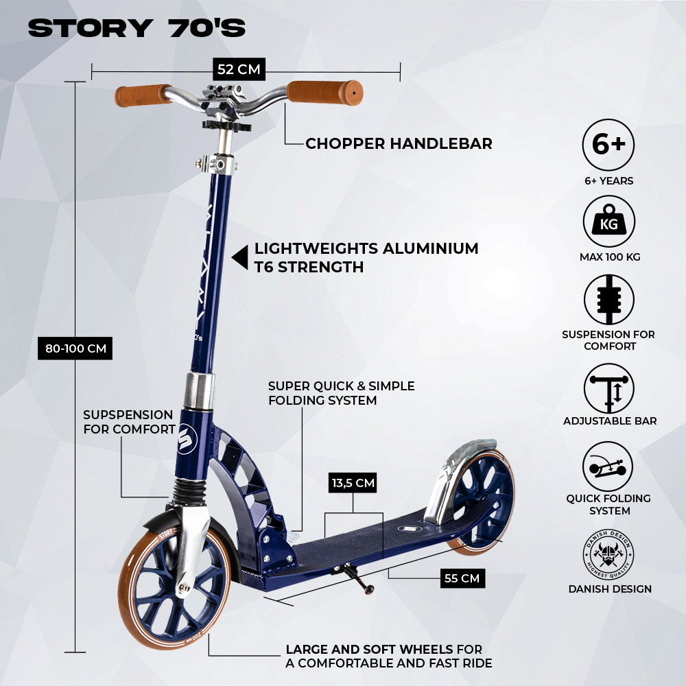 Story 70's Opvouwbare step