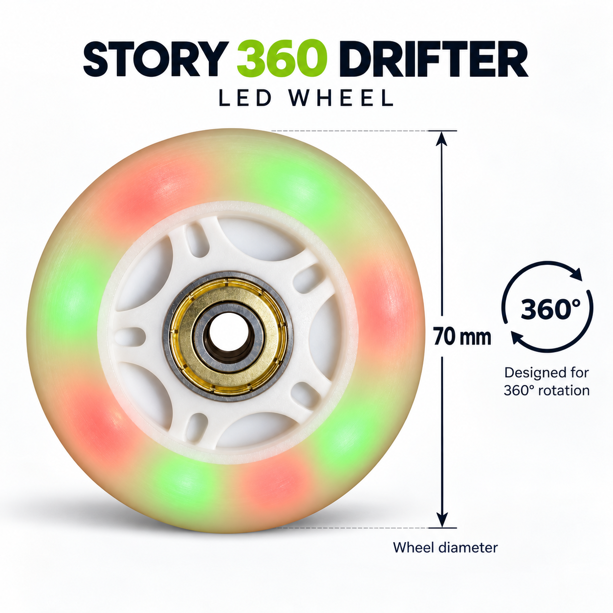Story Drifter 360 Wiel voor Driewieler