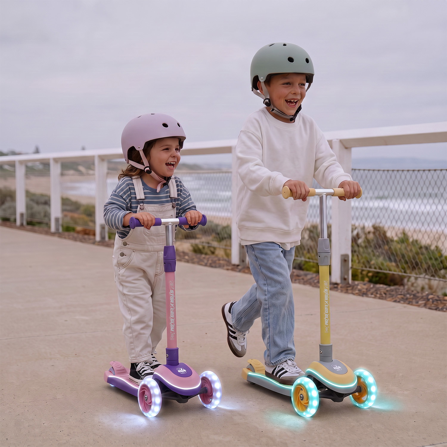 Story LED Glow 3-Wiel Step