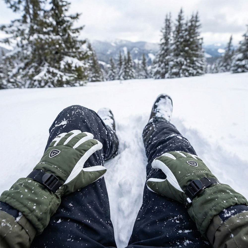 Annox Alpine Leren Skihandschoenen