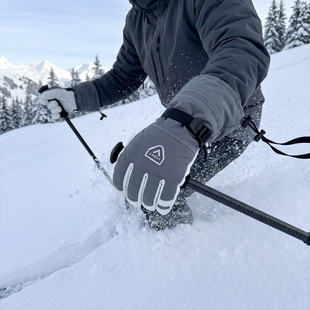 Annox Alpine Leren Skihandschoenen