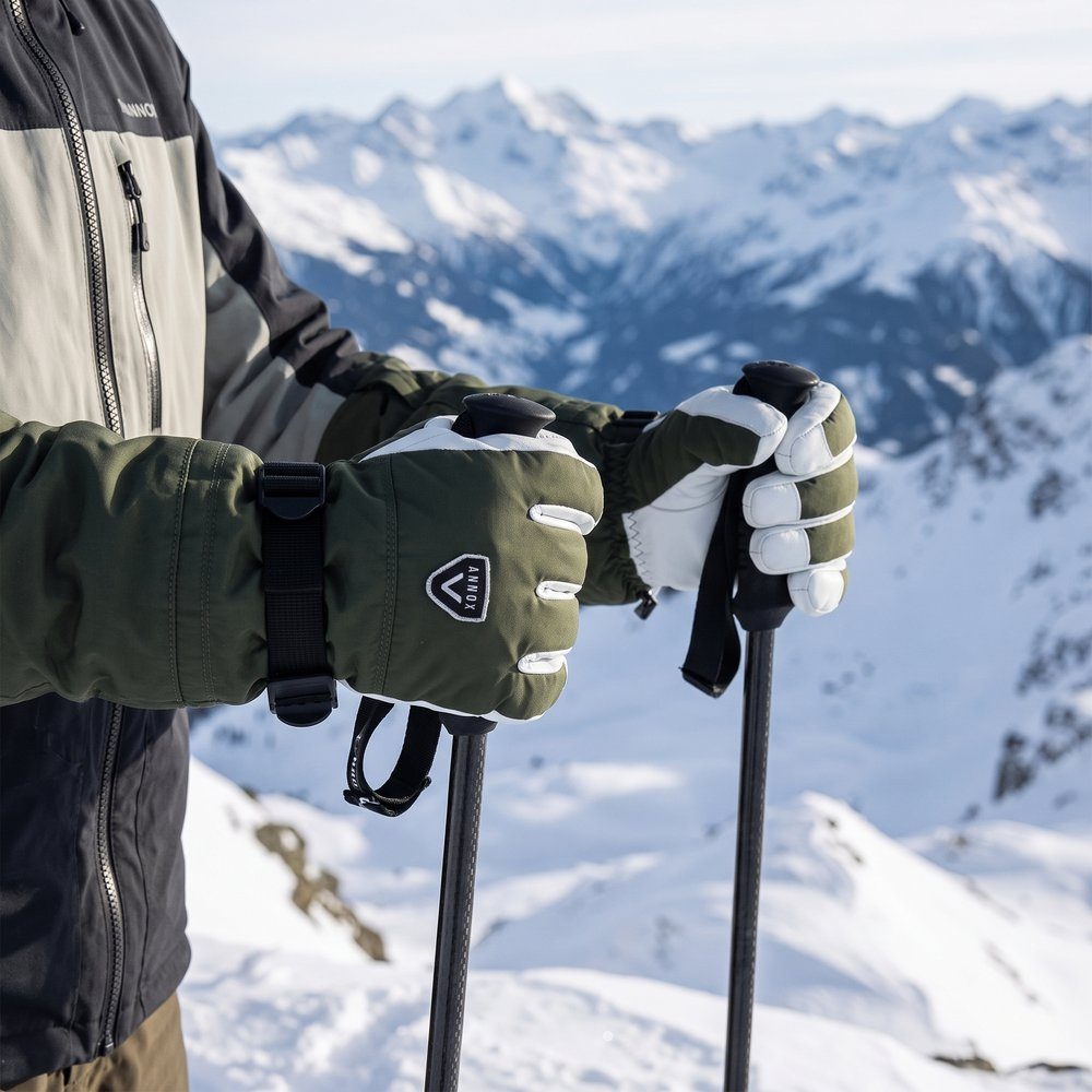 Annox Alpine Leren Skihandschoenen