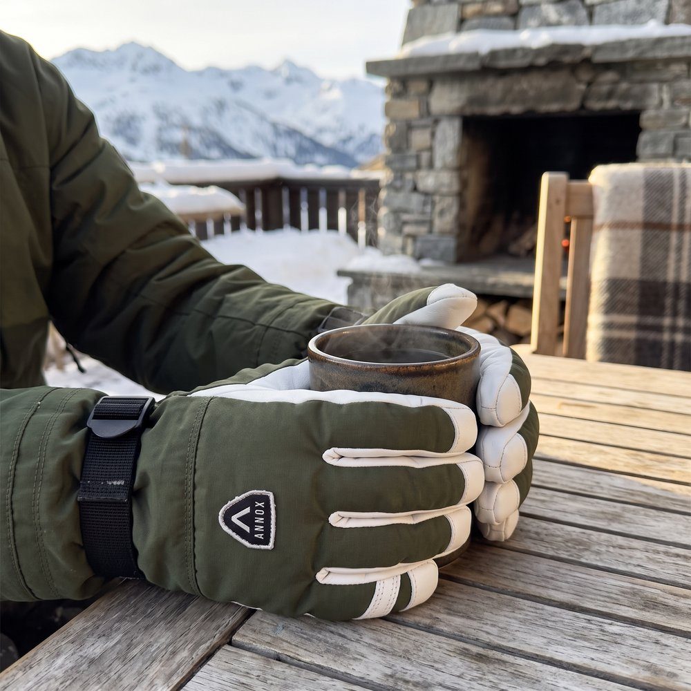 Annox Alpine Leren Skihandschoenen