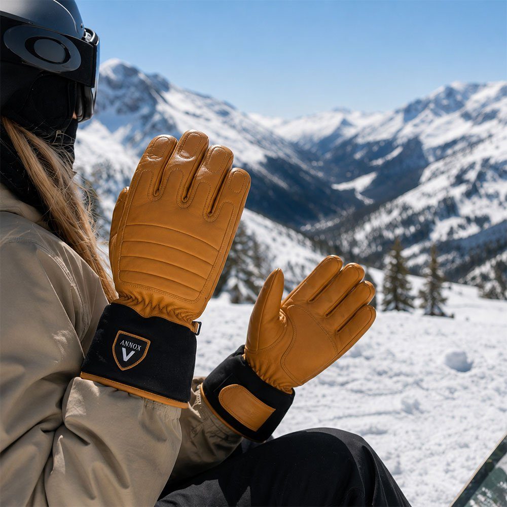 Annox Infinity Leren Skihandschoenen