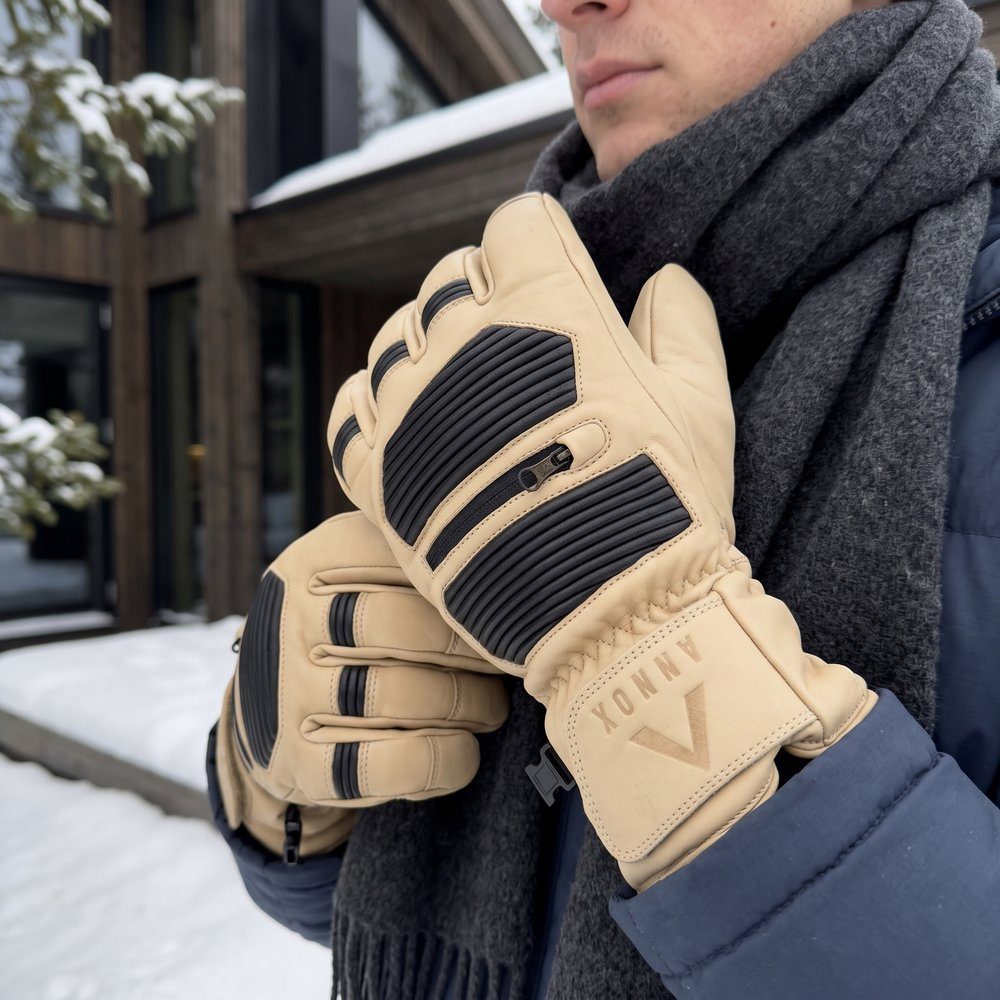 Annox Infinity Leren Skihandschoenen