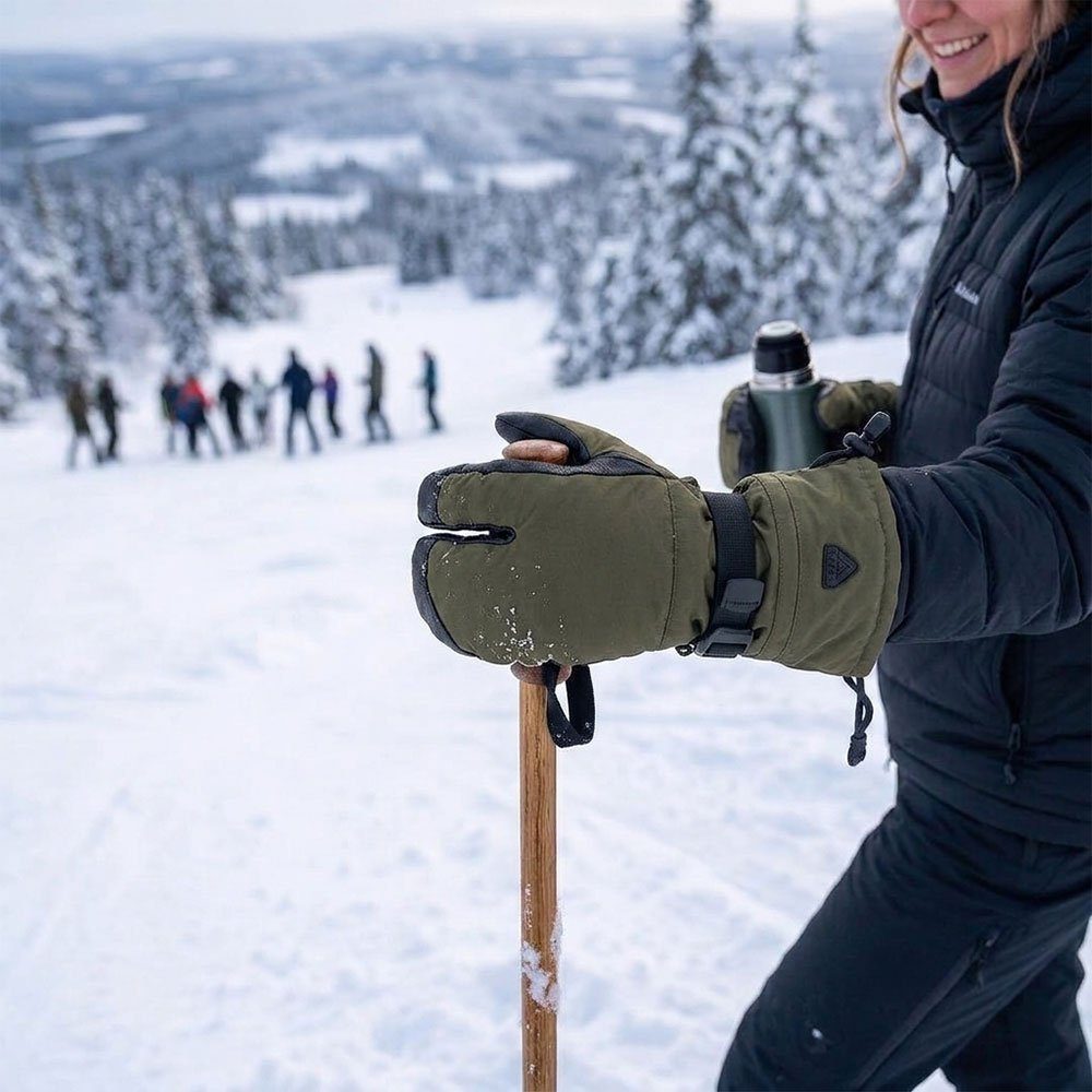 Annox Peak Leren Skihandschoenen