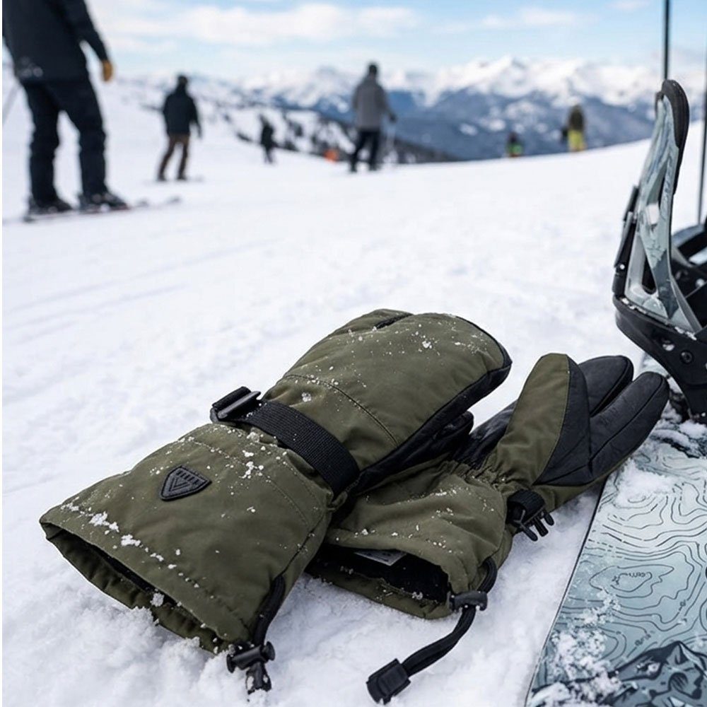 Annox Peak Leren Skihandschoenen