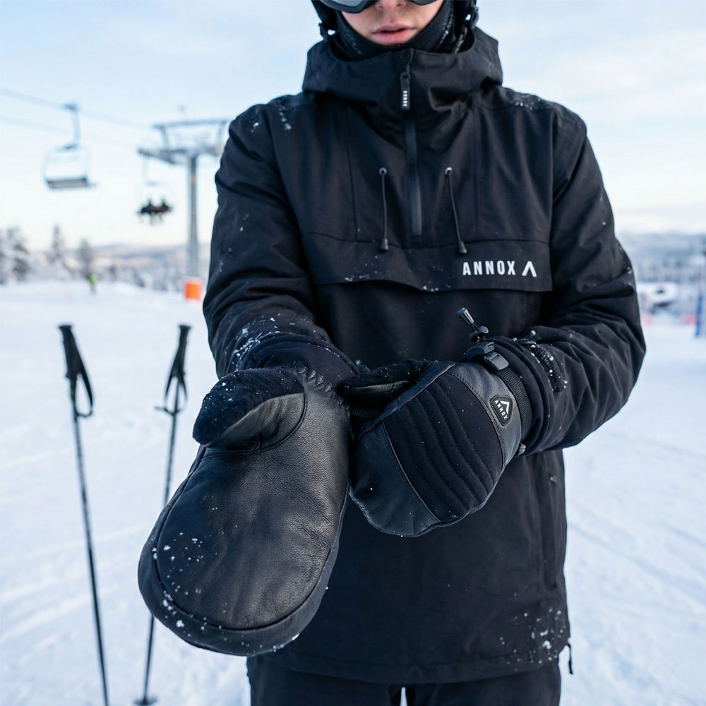 Annox Session Leren skihandschoenen