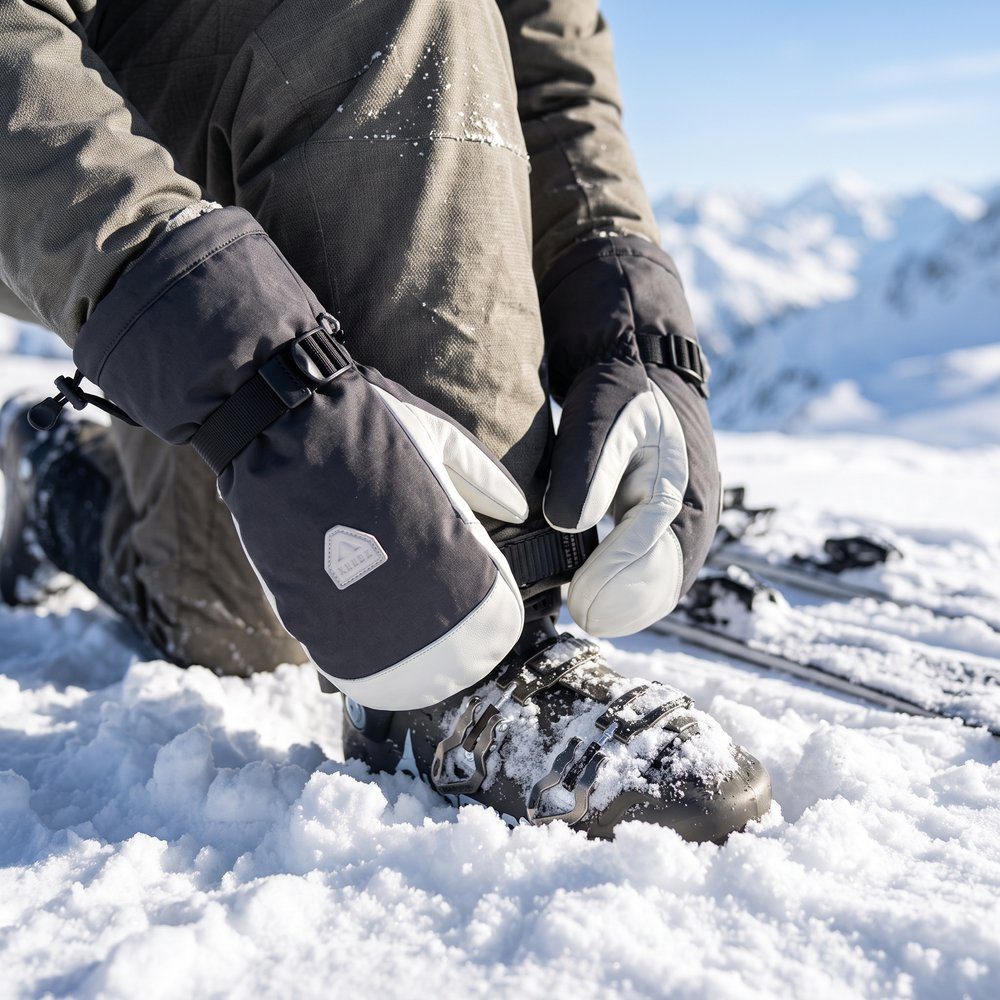 Annox Session Leren skihandschoenen