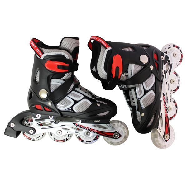 Cougar Kids Verstelbaar Inline Skeelers LED