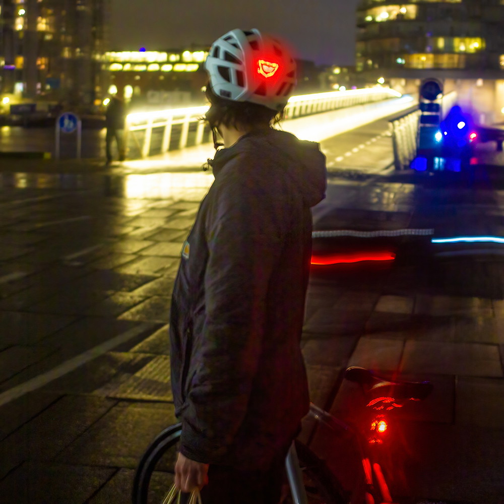 NKX City LED Fietshelm met ingebouwd licht