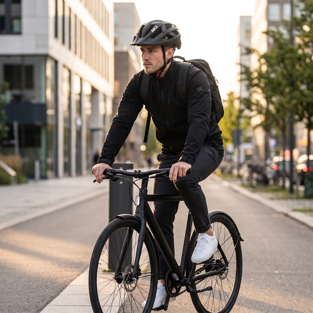 NKX City LED Fietshelm met ingebouwd licht