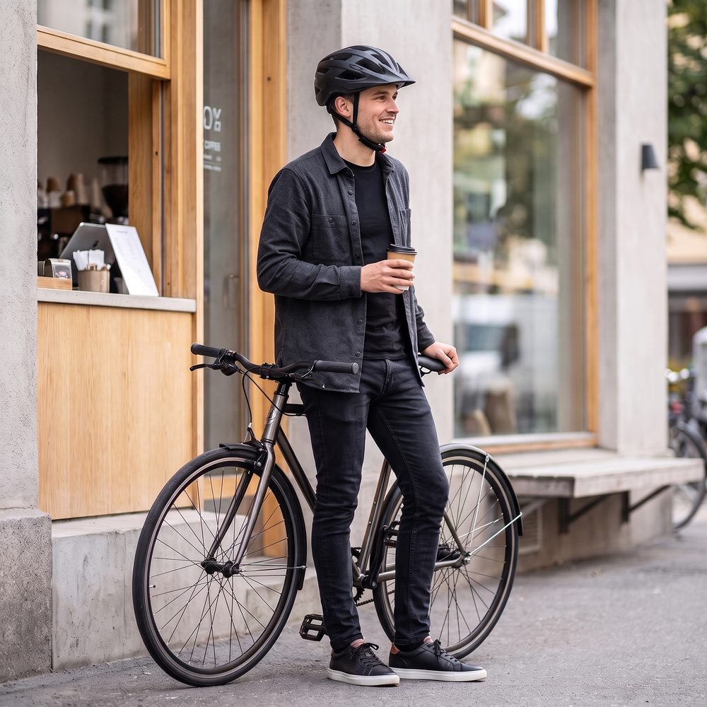 NKX City LED Fietshelm met ingebouwd licht