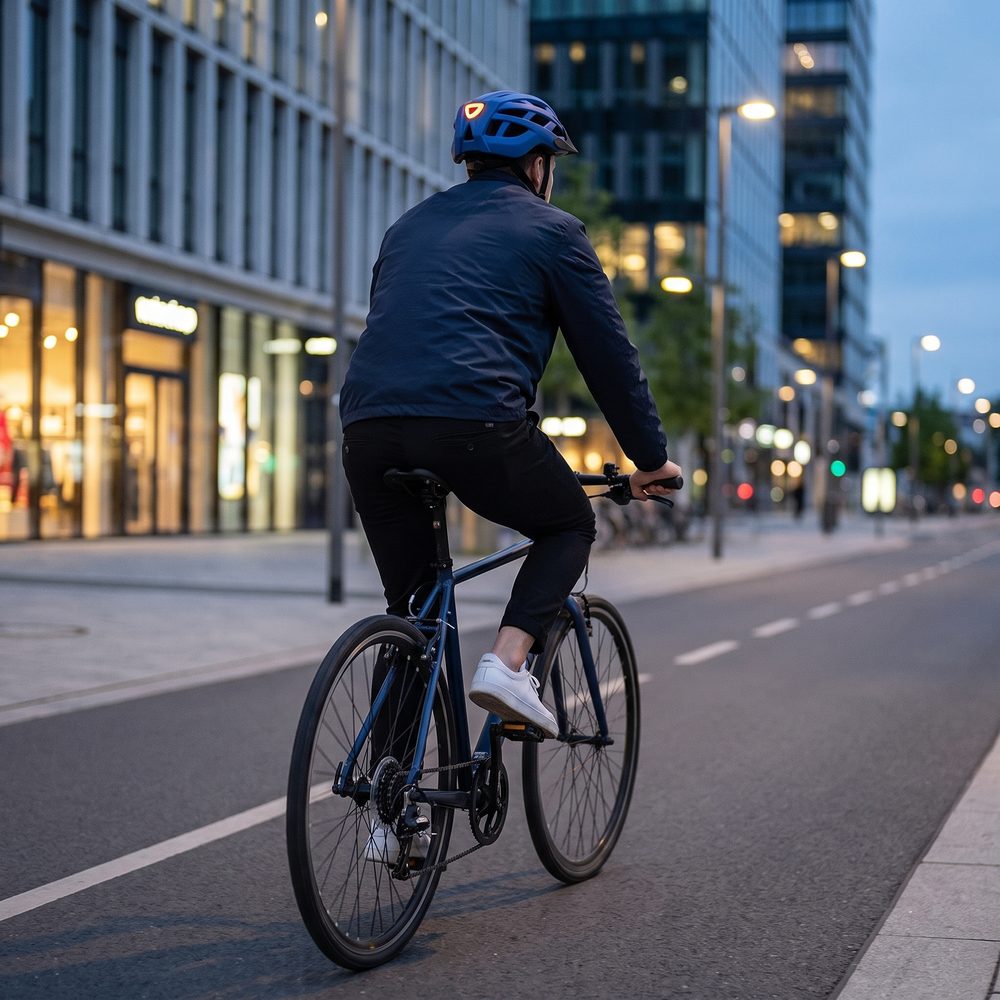 NKX City LED Fietshelm met ingebouwd licht