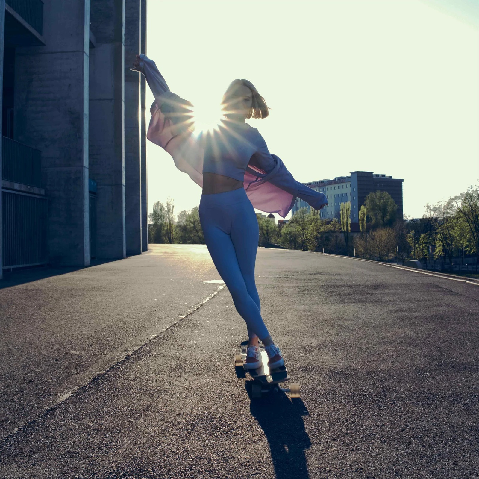 NKX Geometric Dancing Longboard