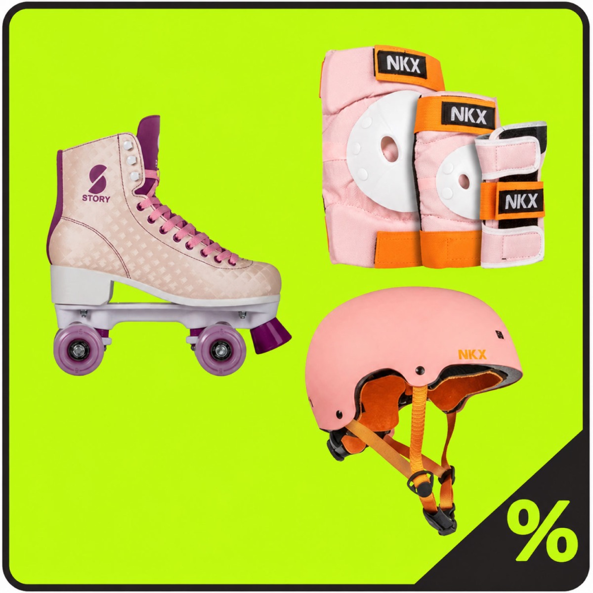 25% Extra Korting Kinder Rolschaatsen Pakket