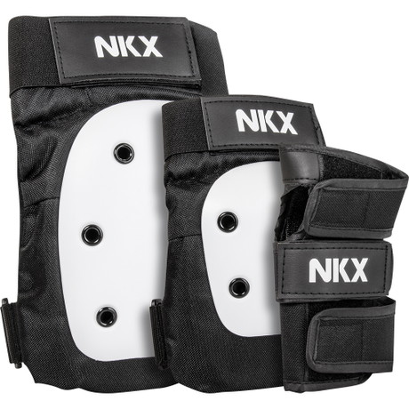NKX 3-Delig Pro Beschermingsset - Kniebeschermers, Elleboogbeschermers en Polsbeschermers