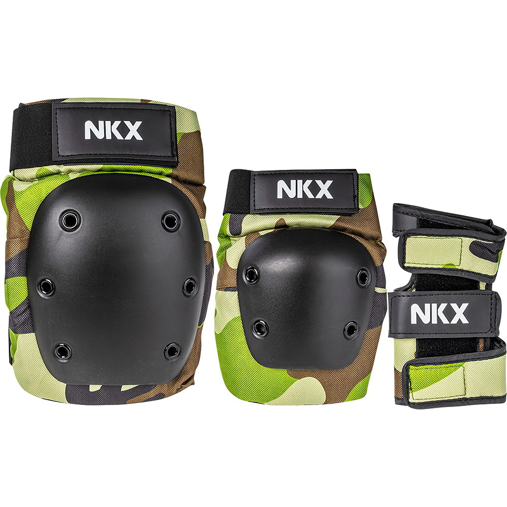 NKX 3-Delig Pro Beschermingsset - Kniebeschermers, Elleboogbeschermers en Polsbeschermers