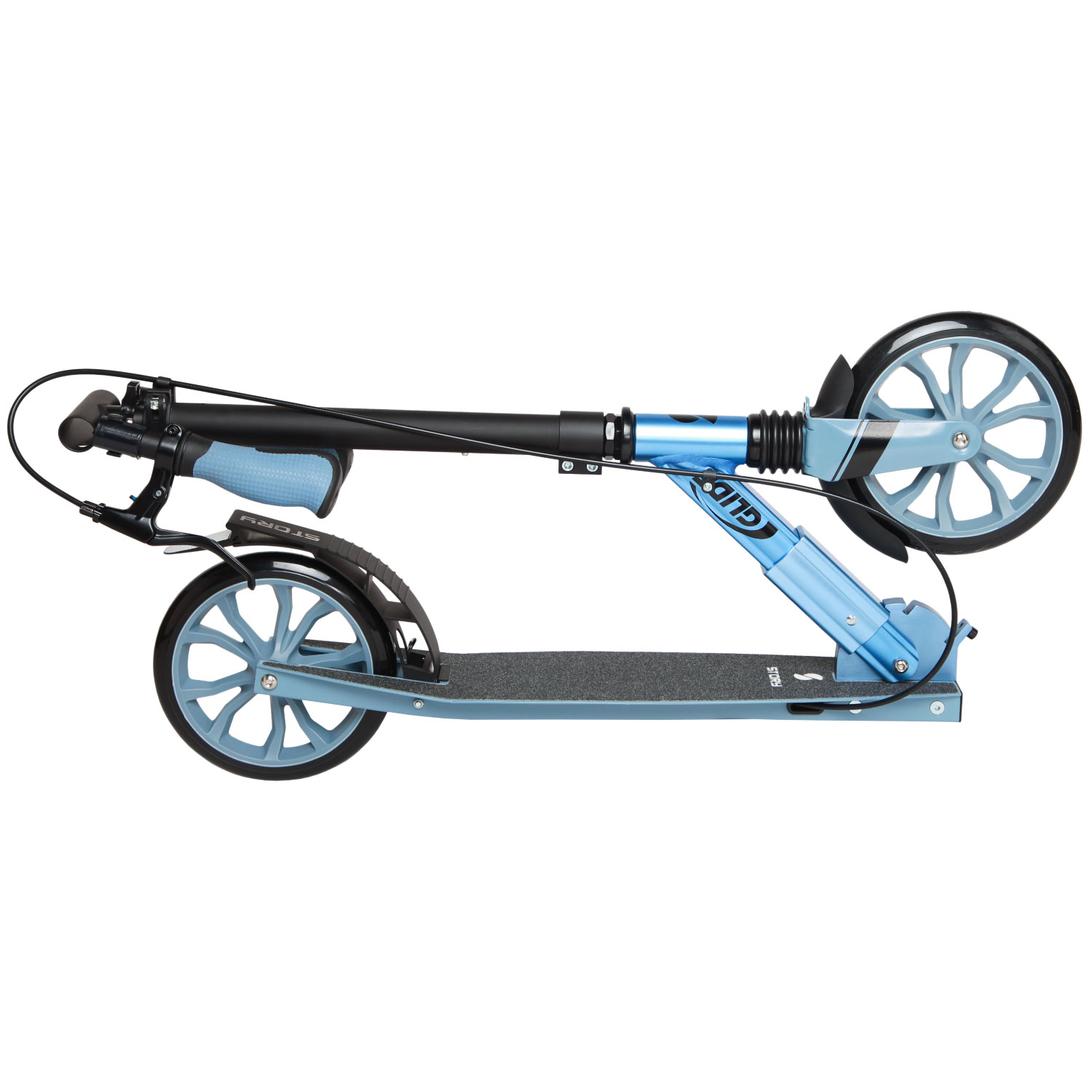 Story GlideX Elite Opvouwbare step – vering en handrem