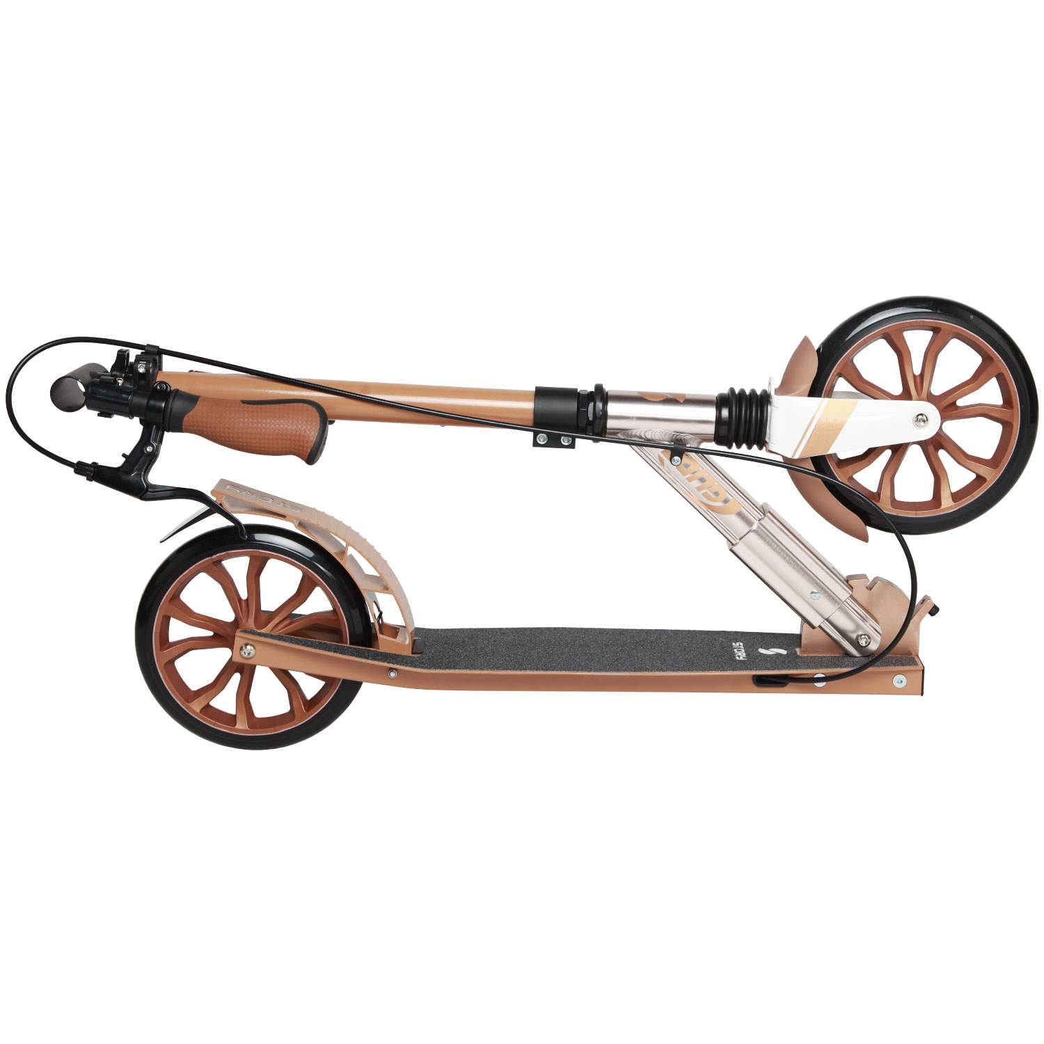 Story GlideX Elite Opvouwbare step – vering en handrem