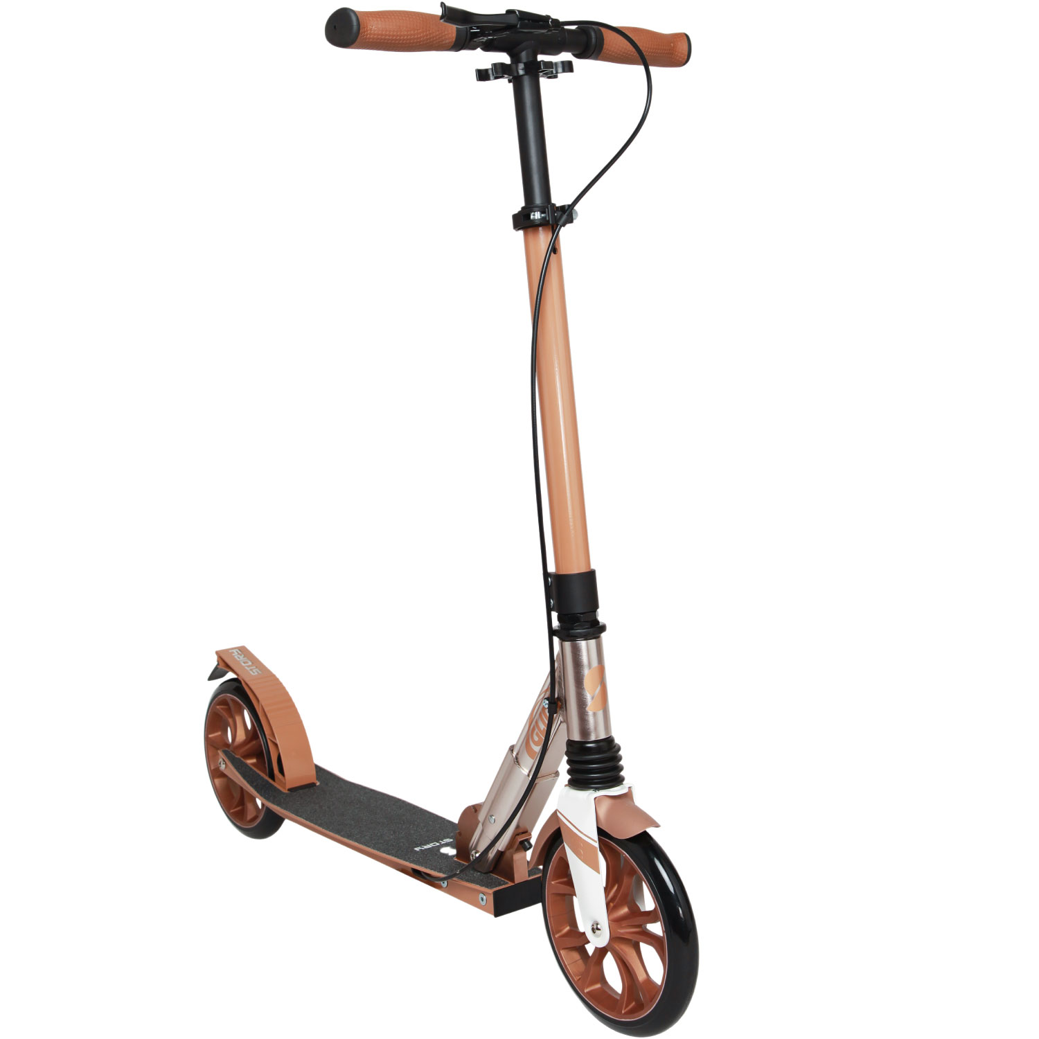 Story GlideX Elite Opvouwbare step – vering en handrem