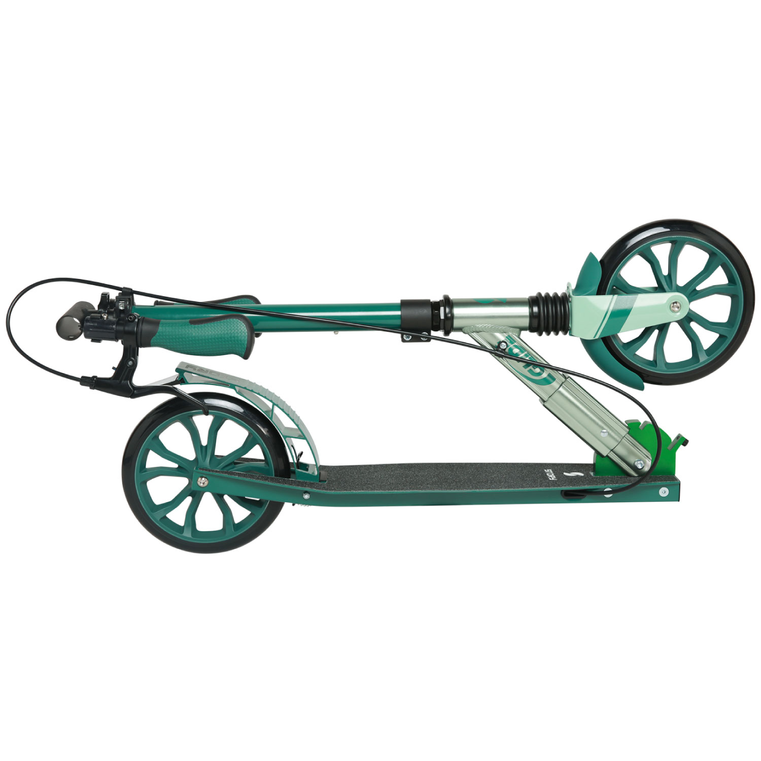 Story GlideX Elite Opvouwbare step – vering en handrem
