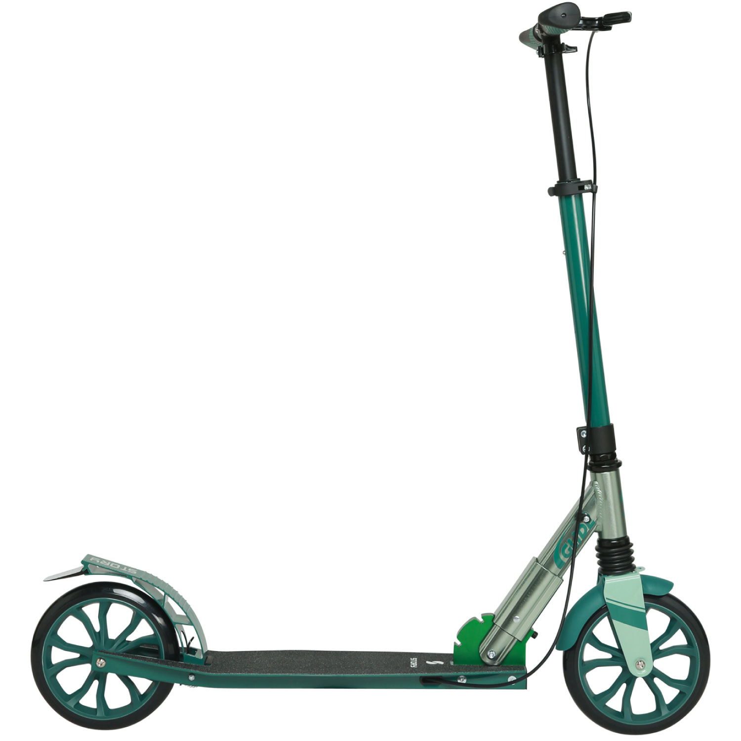 Story GlideX Elite Opvouwbare step – vering en handrem
