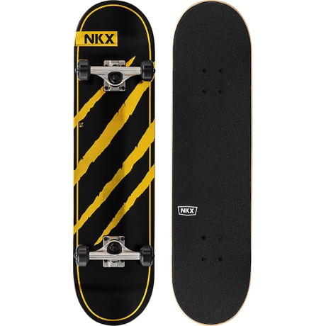 Sarah Skateboard voor jongeren en volwassenen, compleet skateboard voor beginners en professionals (zwart Sarah Skateboard voor jongeren en volwassenen, compleet skateboard voor beginners en professionals (zwart
