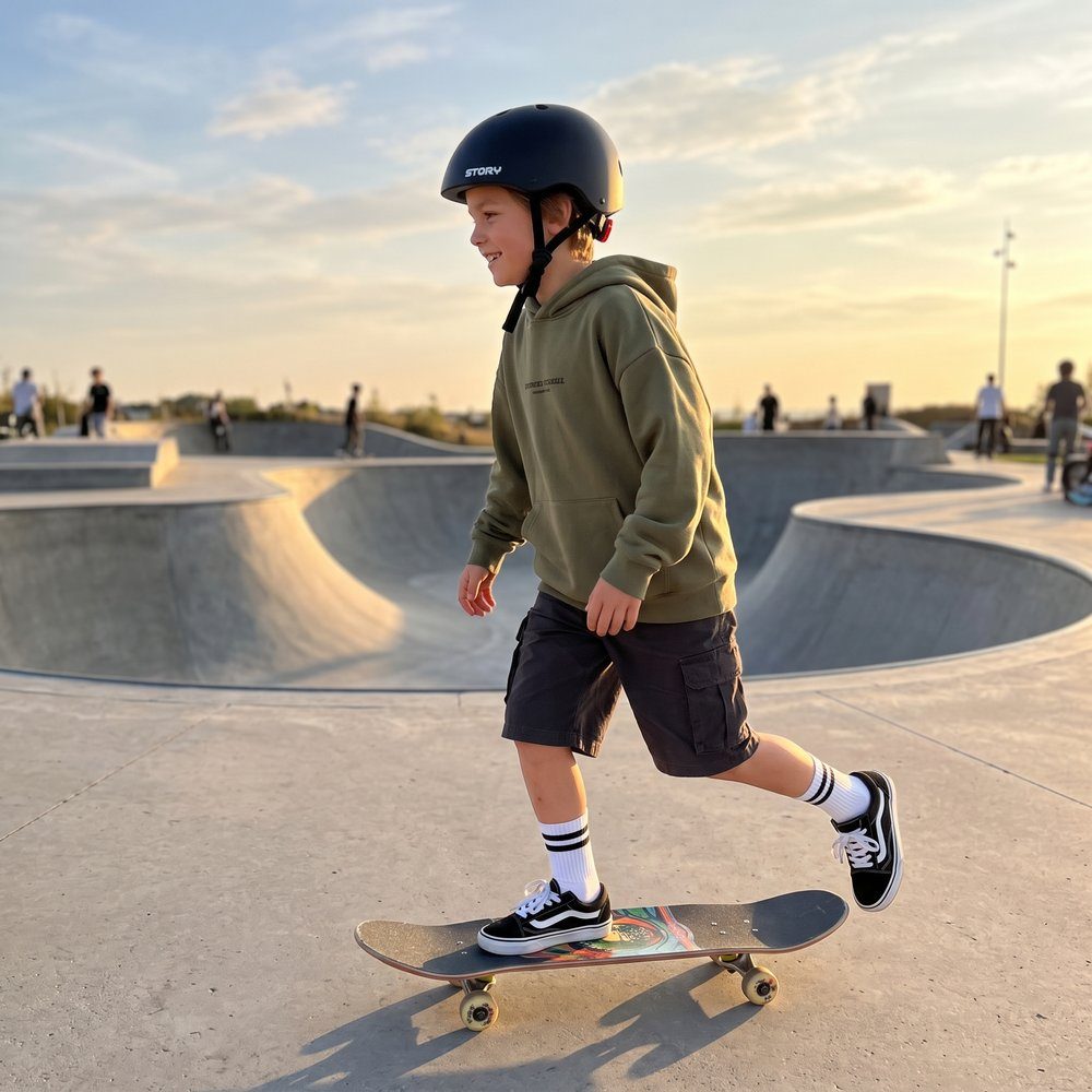 Story Kids Gecertificeerde Skatehelm