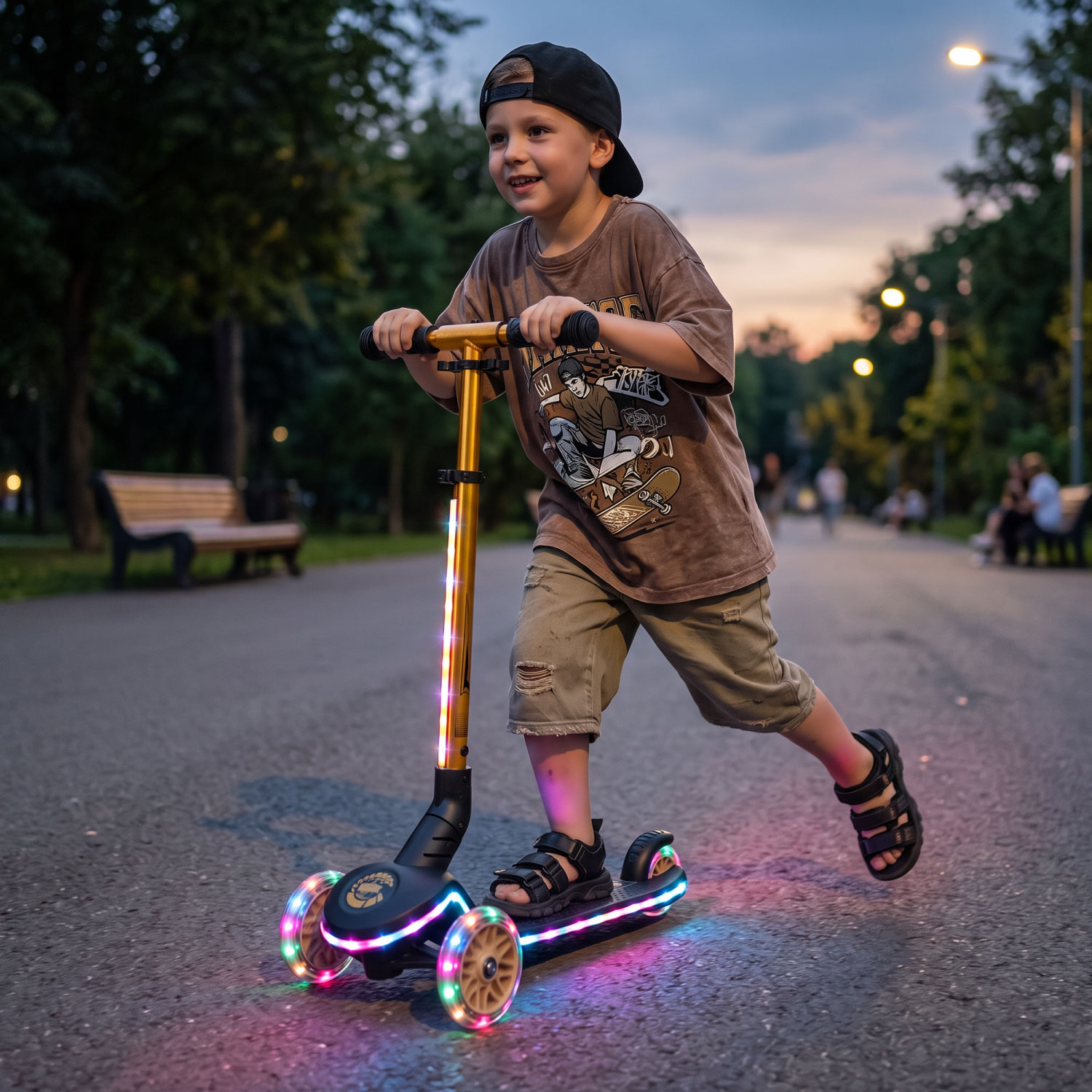 Story Party 3-Wiel LED Kinderstep