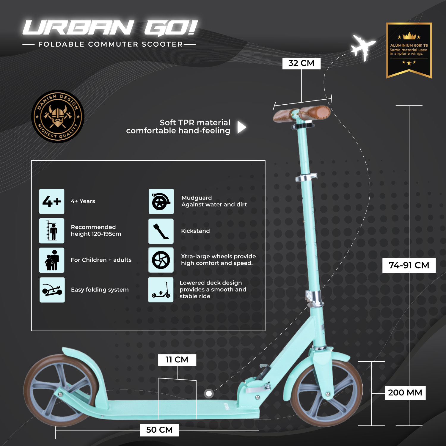 Story Urban GO! Opvouwbare step