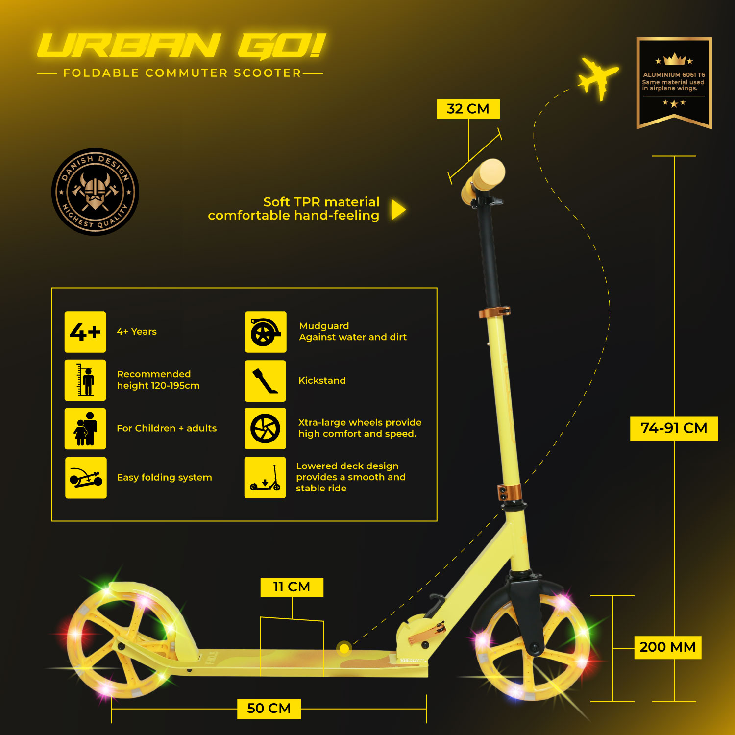 Story Urban GO! Opvouwbare step