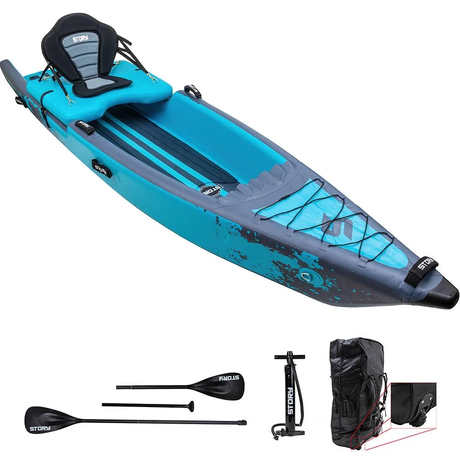Story Hunter Hybrid Sit-on-top Jacht-, viskajak, kano en SUP - opblaasbaar