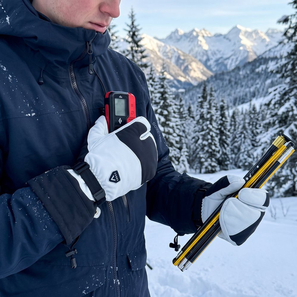 Annox Alpine Leren Skihandschoenen