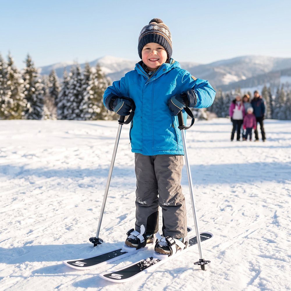 Story Skiset voor kinderen met skistokken