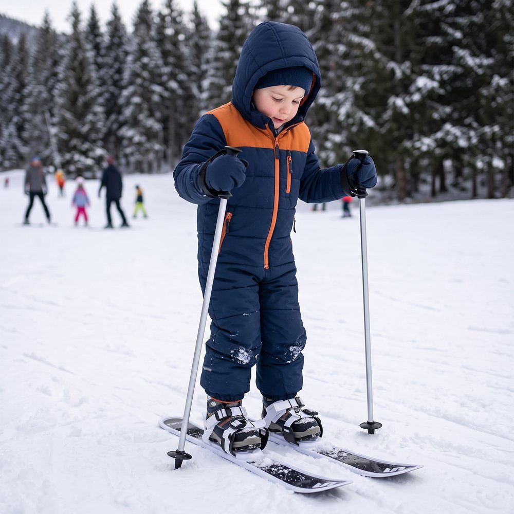 Story Skiset voor kinderen met skistokken