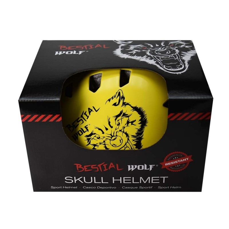 Bestial Wolf Skull Helm