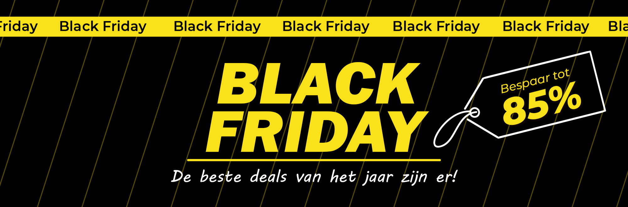 Black Friday sales banner